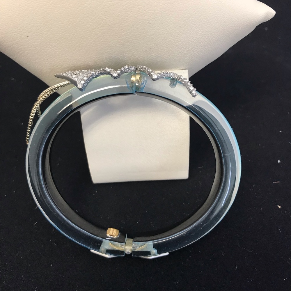 Alexis Bittar Blue Opal Bangle Bracelet Last One - Picture 5 of 8